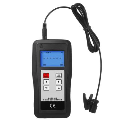 China SL-1256 DOS Logging Personal Noise Dose Meter Sound Level Dosimeter Sound Meter Tester 140x72x34mm for sale