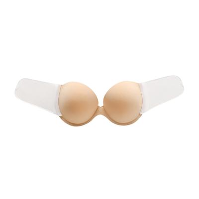 China Beautiful QUICK DRY high quality wire free underwear woman cotton plus size adhesive lift strapless bra for sale