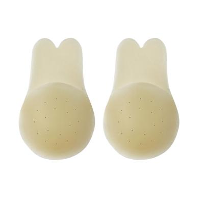 China Sexy Female Freedom Sexy Comfortable Bras Teenage Style Self Adhesive Silicone Strapless Transparent Quality Push Up Rabbit Bra for sale