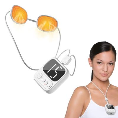 China NECK Amazon Top Selling Foldable Electric Smart Hot Compress Pulse Pendant Neck Massager for sale