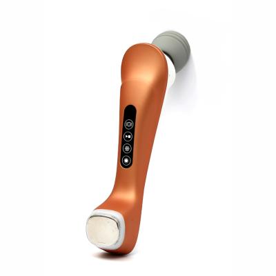 China 2021 New Product Anti Aging Body Portable Cold-Hot Therapy Beauty Tighten Skin Elasticity Vibrate Electric Wand Face Massager for sale