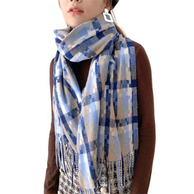 China Fast Shipping Women's Scarves Elegant Oversized Long Winter Warm Tassels Scarf Big for sale