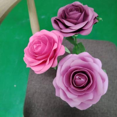 China Paper Paper Flowers Decorations Handmade Giant Paper Flower for sale