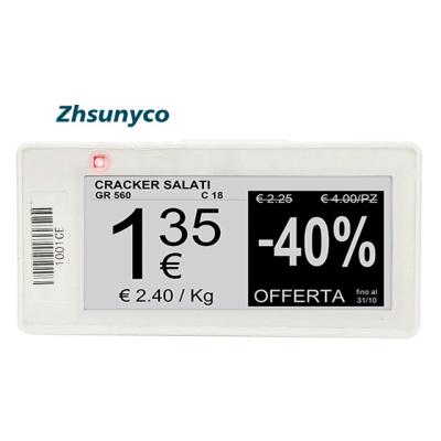 China 3 color e-ink e-paper display SUNY 2.9 inch E ink display modules low power consumption label for supermarket pricing for sale