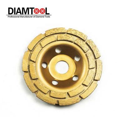 China Nonferrous Metal Marble 4in Diamond Cup Wheel For Granite Polishing and Grinding for sale