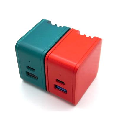 China Hot Sale 65w 5V 3A Mini Colorful Home Type C Mobile Phone Unique Design Palladium Fast Charger for sale