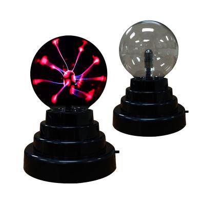 China Hot Sales ABS Plasma Ball 3 Inch Plasma Ball For Kid Toys, USB Or Battery Operated Research For Science for sale