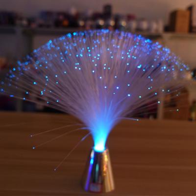 China Home Decor J&R ODM/OEM 13 Inch Rotating Motion Fiber Optic Light To Decor Room for sale