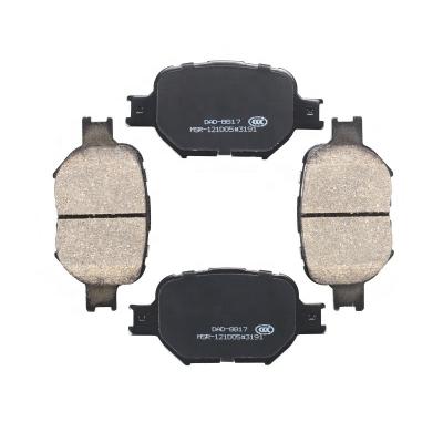 China Car Ceramic Carbon Ceramic Replacement Parts D8817Auto Brake PadManufacturer with Rich Experience Brake Pads for sale