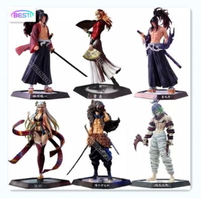 China Cartoon Toy 30CM GK Demon Slayer: Kimetsu no Yaiba Giyuutarou / Daki / Tsugikuni Yoriichi / Kokushibo / Douma Anime Figures for sale