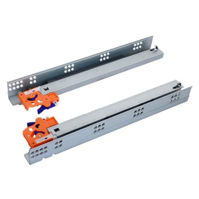 China Modern American Style Full Extension Soft Narrow Concealed Undermount Drawer Slides for sale