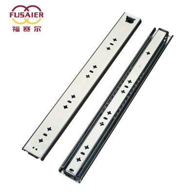 China Heavy Duty Support 53mm Heavy Duty Full Extension Ball Bearing Drawer Slide Rail 100kg for sale