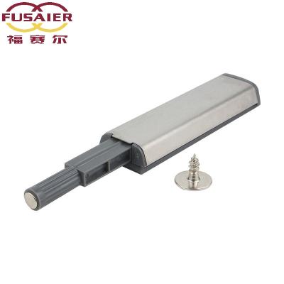 China Fusaier SS430 Stainless Steel Hook Open Plastic Magnetic Push To Open Damper Door Hook For Cabinet Door for sale