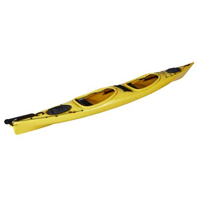 China HDPE Sea Kayak For Couples Kayak Seats Back Ocean Friendly for sale