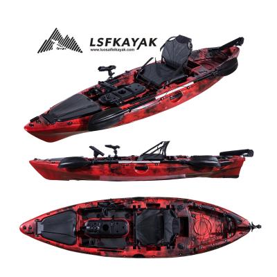 China 10FT Single Finish Popular Kayak Fishing Canoe Wholesale With One Seat for sale