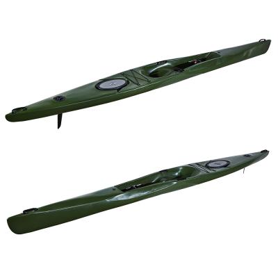 China Fishing Kayak Lightweight 5m Long Single Sit Packing Kayak for sale