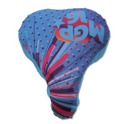 China Customized Waterproof Water Resistant Advertising Bicycle Seat Cover For Bike Accessories for sale