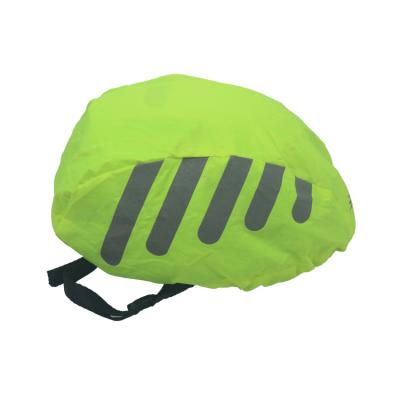 China Reflective High Quality Polyester Waterproof Bike Accessories Bike Helmet Rain Cover for sale