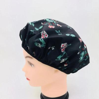 China Customization viable factory sold nylon shower cap for cute kids and women for sale