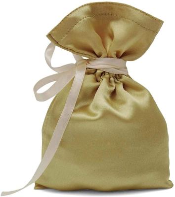 China Fashion Keepsake Satin Drawstring Gift Bag Small Wedding Favor Gift Bag Thank You Bag - Color Options for sale