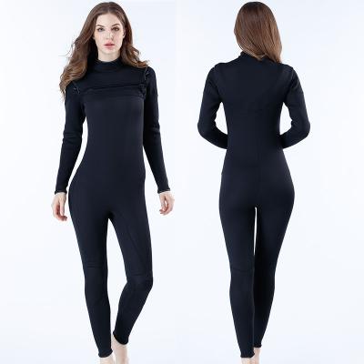 China Anti-Bacterial New 3mm Long Sleeve Neoprene Swimwear Women Thermal Swimsuit One Piece Diving Surfing Wet Suit for Men Kayaking Kitesurfing for sale