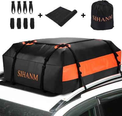 China 15 Cubic Feet Large Capacity Waterproof Cargo Bag for All SUV Vehicles, with Anti-Slip Mat 15 Cubic Feet Soft-SHELL Car Roof Bag for sale