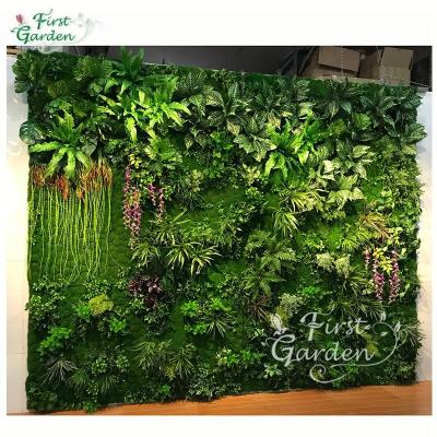 China Artificial Green Garden The Artificial Moss Wall That Never Fades Plants Fern Window Display Wedding Stage Christmas Day Hanging Decoration for sale