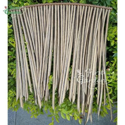 China Plastic Thatch Eco-friendly Artificial Roof Straw Tiles Material Palm Beach Resort Decoration Synthetic Gazebo PVC for sale