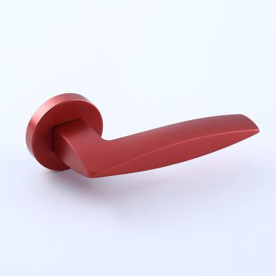 China Modern Modern Type Zinc Alloy Door Lever Handles With Low Price for sale