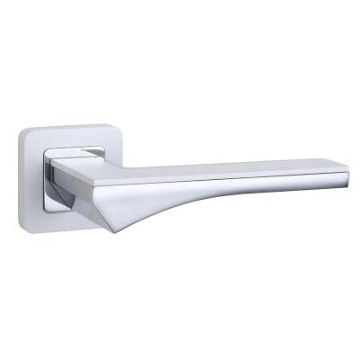 China New Style Furniture Zinc Alloy Lever Modern High End Door Handle For Timber Door for sale