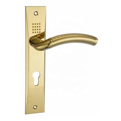 China Modern Zinc Alloy Cylinder Key Plate Door Lock Quick Handle for sale