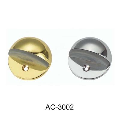 China Modern Zinc Alloy Brass Hardware Mounted Door Stopper With Rubber for sale