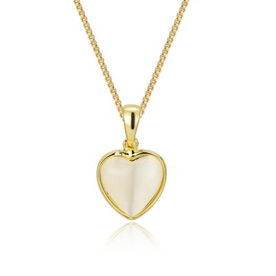 China FASHIONABLE Direct Manufacturer Custom Simple Link Chain Eco-Friendly 14K Gold Plated Necklace For Girls for sale