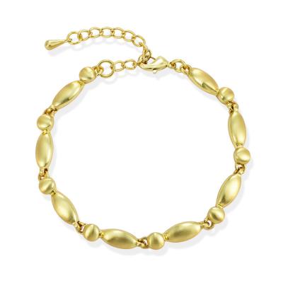 China Lucky Charm Gold Plating Metal Custom Made High Level CLASSIC FASHIONABLE Combine Adjustable Link Chain Bracelet for sale