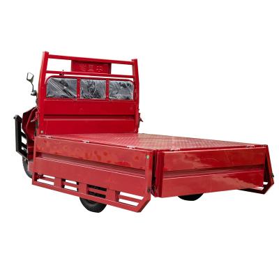 China China Electric Cargo Sale Electric Tricycle Open Body Type Flip Top Strong Power 60v 1000w Electric Tricycle Cargo for sale