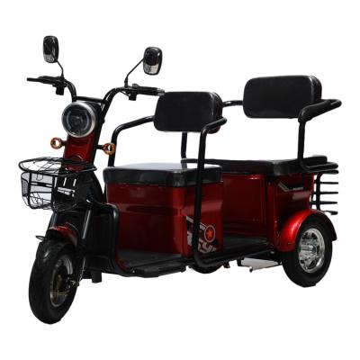 China Cheap Fat Three Wheel Motorcycles / Three Passenger Citycoco Adult Electric Tricycle for sale