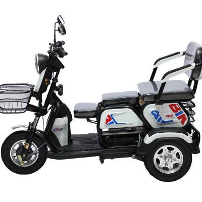 China Passenger 2021 New Manufacture Three Wheels Big Tire Trike Electric Reverse Tricycle for sale