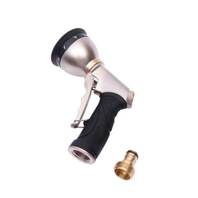 China Adjustable Plant Hose Nozzle 9 Models Garden Watering Water Gun Adjustable With Prices for sale