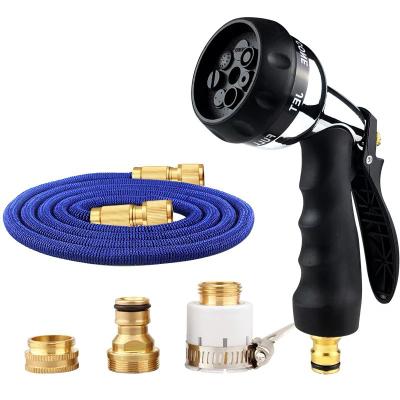 China Wholesale Adjustable High Pressure Variable Spray Patterns Garden Hose Nozzle For Washing Car for sale