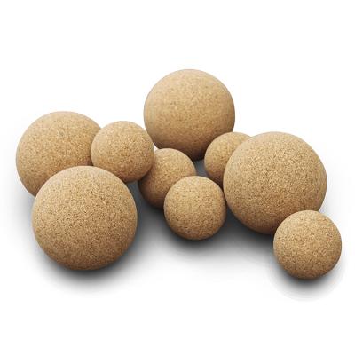 China High Density Cork Yoga Massage Ball For Wholesale 100% Natural Eco-friendly Fitness Cork material.comfortable exercise for sale