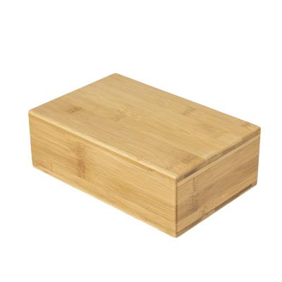 China Wholesale New Product Non-Toxic Natural Bamboo Outdoor Amazon Custom Printed Logo Yoga Block High Quality Organic Bamboo for sale