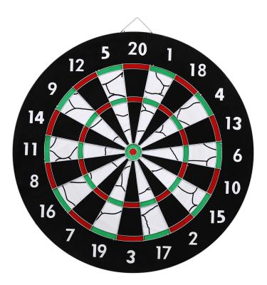 China Double Board Magnetic Sport Dart Board Game Safety Dart Board Game Target Magnetic Flocking Dart Board Sports Fitness Equipment Application for sale