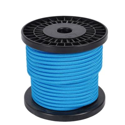 China Lamp Lighting DeTong Braided Twisted PVC Insulated Bare Copper Colorful 300V Lamp Lighting Electrical Wire for sale