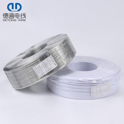 China Home Appliances New Design 300V Appliance Colored PVC Insulated Bare Copper Flat Sheathed Electrical Wire for sale