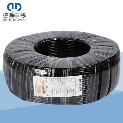 China Home Appliance Good Price Colored PVC Insulated Bare Copper Sheathed Electrical Wire Waterproof Power Cord for sale