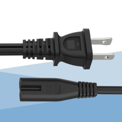 China Home Appliance / Lamp Lighting Wholesale Price PVC Insulated American Standard Two Plug Household Power Extension Cable for sale