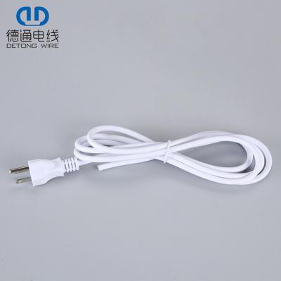 China American Standard Household Appliance Wholesale Price Plug Three Lamps Lighting PVC Power Cord for sale