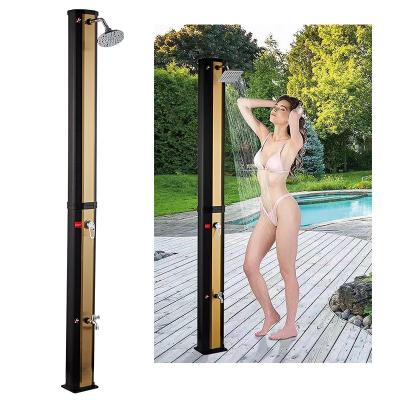 China CYEN New Season Launch Gold 35L Garden Swimming Pool Economic Lightweight Waterproof Brushed Outdoor Shower for sale