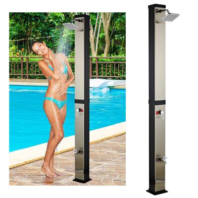 China CYEN Cold Water Mixer Heavy Duty Swept Swept PVC Square Panel Solar Heater Outdoor Pool Shower Hot Luxury New Design Launch for sale