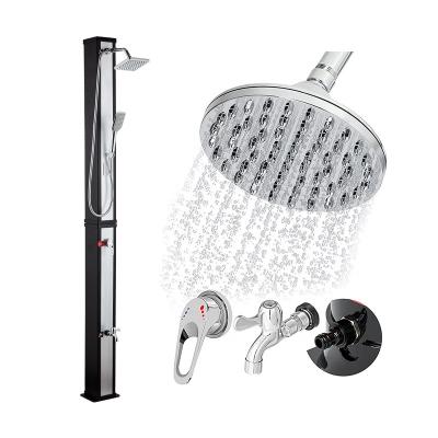 China PVC+ABS With Chrome CYEN 2022 European Hot Sales PVC Solar Power UV Resistant Energy Saving Easy To Assemble 40 Liter Pool Solar Outdoor Shower for sale